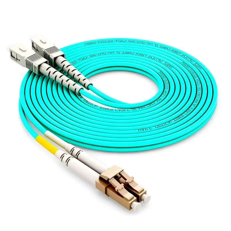 5PCS/lot SC/UPC-LC/UPC Fiber Optic Patch Cord MultiMode OM3 Optical Cable MM Multimode Duplex Jumper FTTH | Мобильные телефоны и