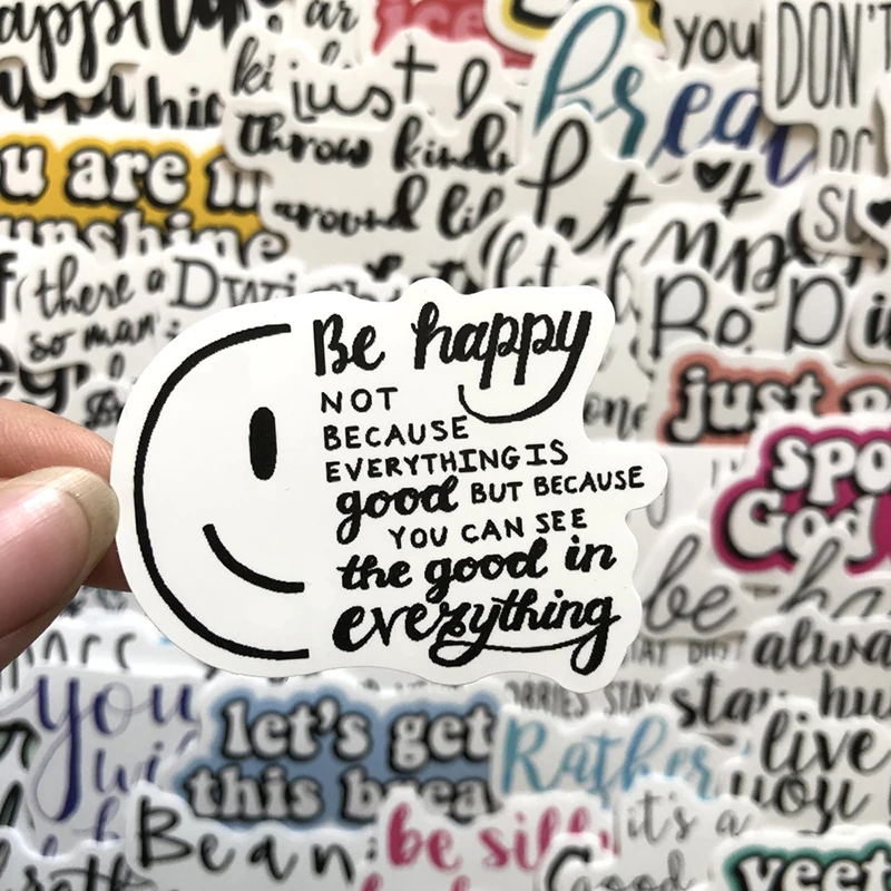 50 шт. мотивационные наклейки для скейтборда гитары багажа | Компьютеры и офис