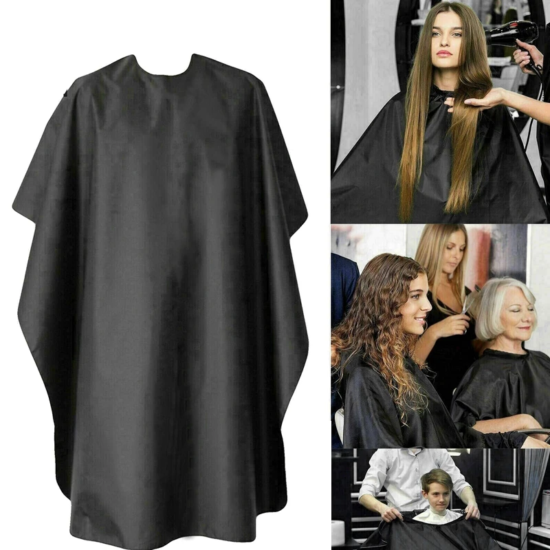 

Высокое качество салон волос Стрижка Парикмахерская накидка большой парикмахер платье ткань черный