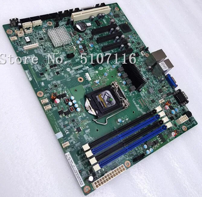 Настольная материнская плата для S1200BTL 1155-pin одноканальная Серверная SATA3
