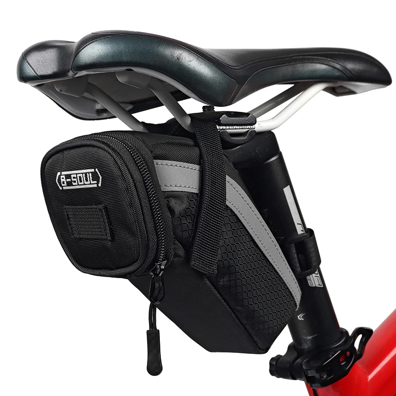 Portable Bicycle Saddle Bag Bike Storage Seat Cycling Tail Rear Pouch Riding Accessories | Спорт и развлечения