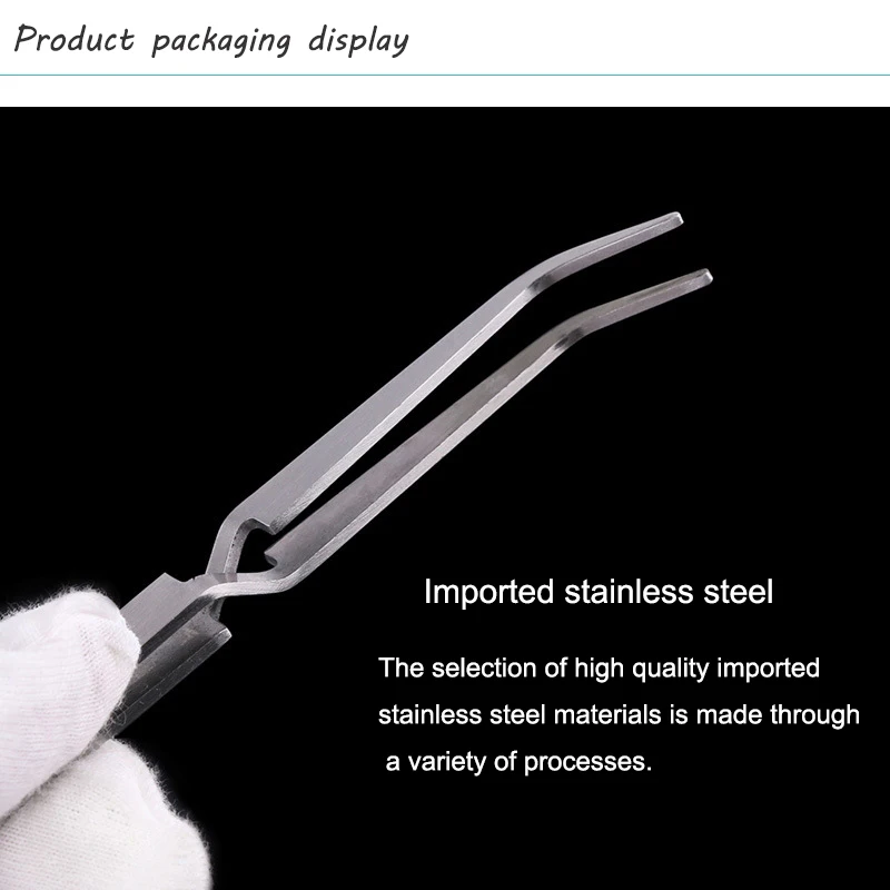 Профессиональный зажим для ногтей пинцет из нержавеющей стали щипцы УФ геля