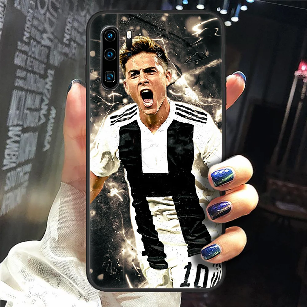

Paulo Dybala Soccer Phone Case For Huawei P Mate 10 20 30 40 Pro Lite Smart 2019 2021 black Bumper Tpu Cover 3D Coque Silicone