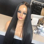 1B натуральный черный парик на сетке спереди длинный прямой термостойкий синтетический парик предварительно выщипанный с естественной линией волос и детскими волосами