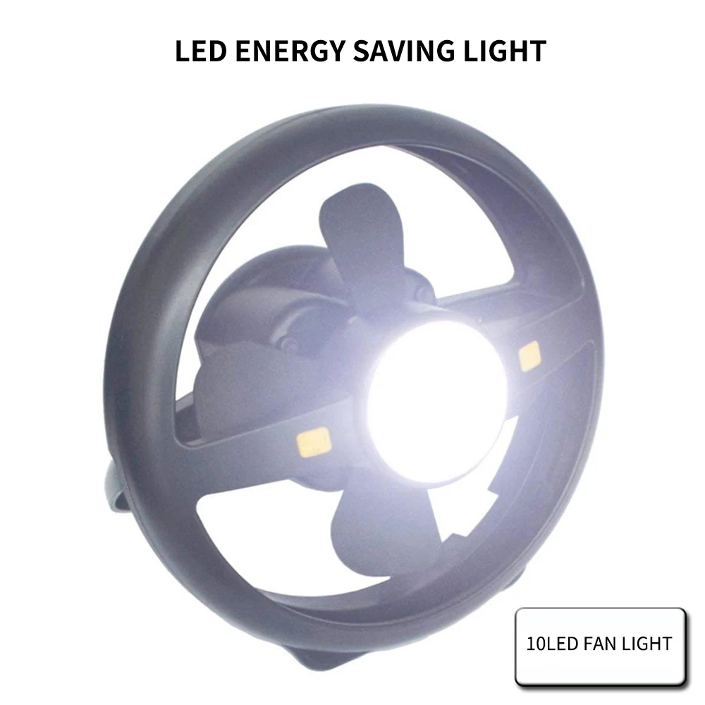 LEADLY портативный вентилятор для кемпинга светодиодный светильник-вентилятор USB с