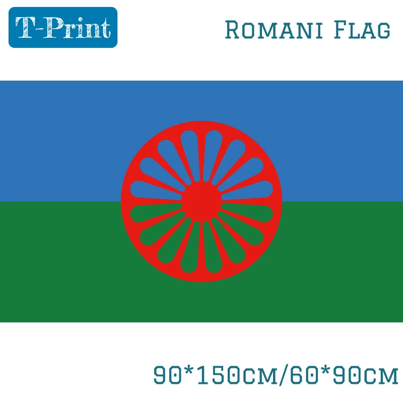 Rom Цыганский флаг Романи 3x5 футов 90x150 см 60x90 см|Флаги баннеры и аксессуары| |