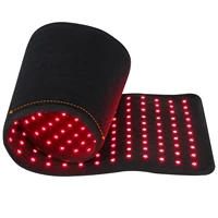 660nm 850nm infrared led light heat therapy massage pain relief body care waist belt support health care