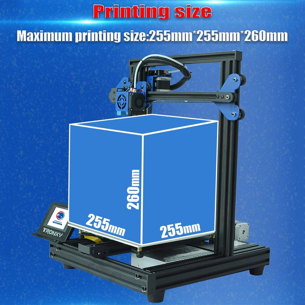 Tronxy XY 2 Pro 3D принтеры комплект быстрый монтаж 255*255*260 мм Поддержка автоматическое