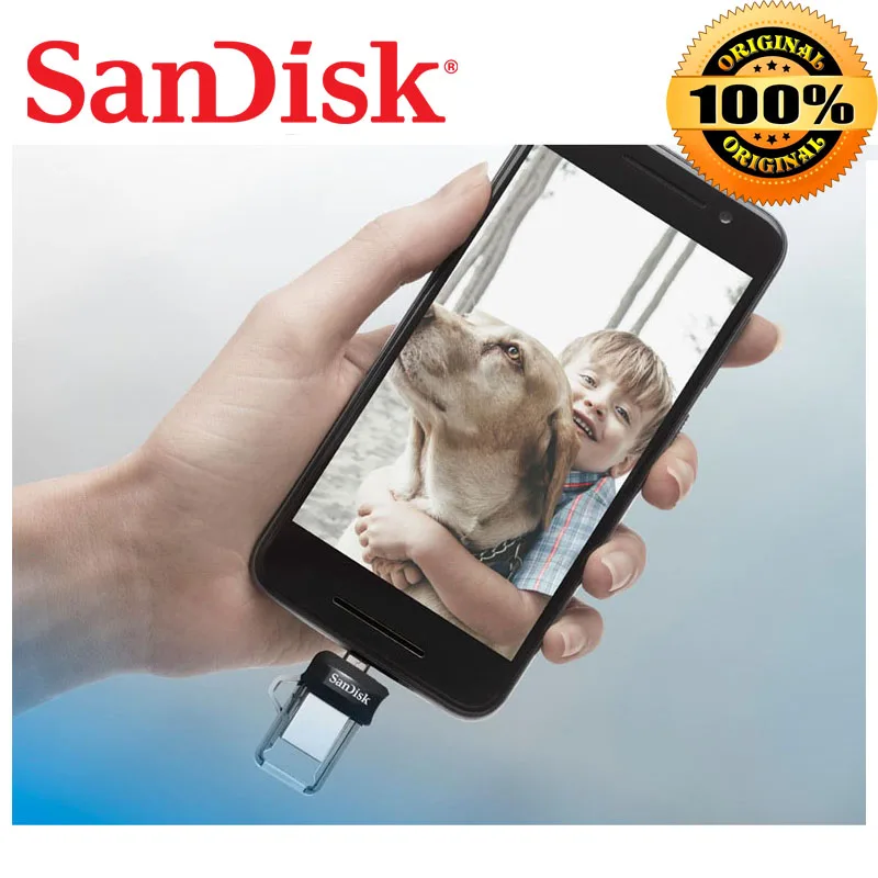 Оригинальный Sandisk sdd3 экстремально высокая скорость 150 м/с двойной OTG USB флэш