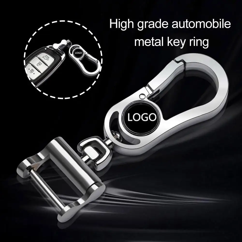 Брелок из цинкового сплава с логотипом автомобиля украшение для Audi VW