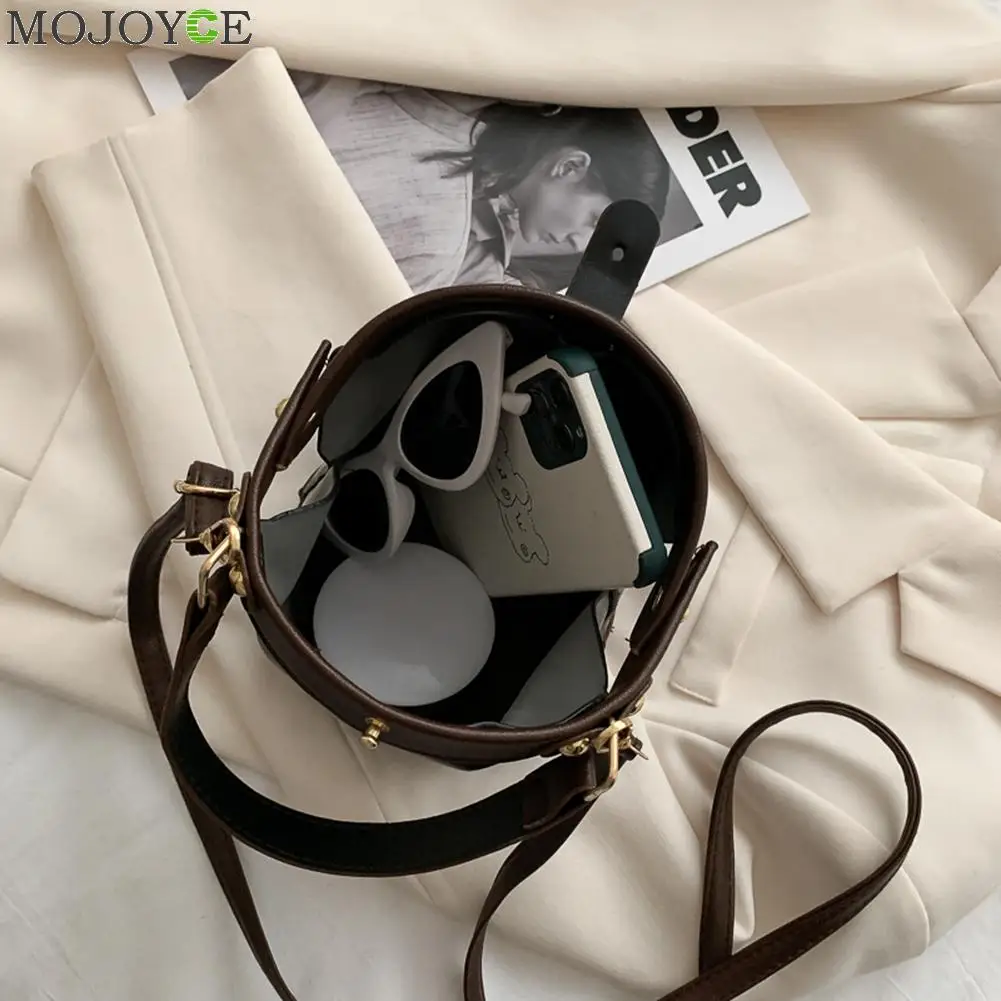 Сумка через плечо из искусственной кожи со складками Молодежная простые