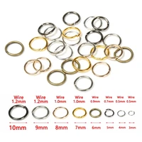 200pcslot 3 12mm jump rings gold silver split rings connectors for diy jewelry finding making accessories wholesale supplies
