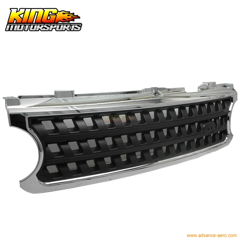 Подходит для 06 07 08 09 Range Rover Grill Land Blacktype 2 - Chrom Black USA Domestic бесплатная доставка |