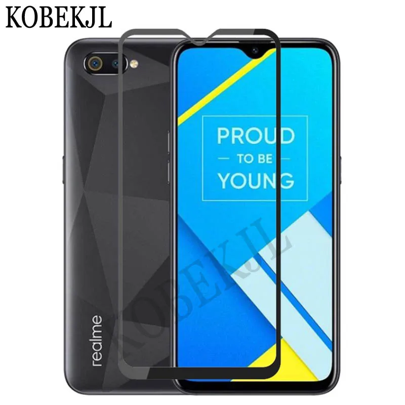 Закаленное стекло Realme C2 Защита экрана для OPPO защитное с полным покрытием C1 RealmeC2