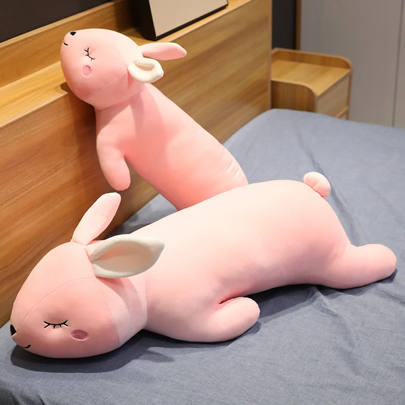 65/80/110 см Милая поза кролик кукла Супер Мягкий Кролик плюшевая игрушка детские