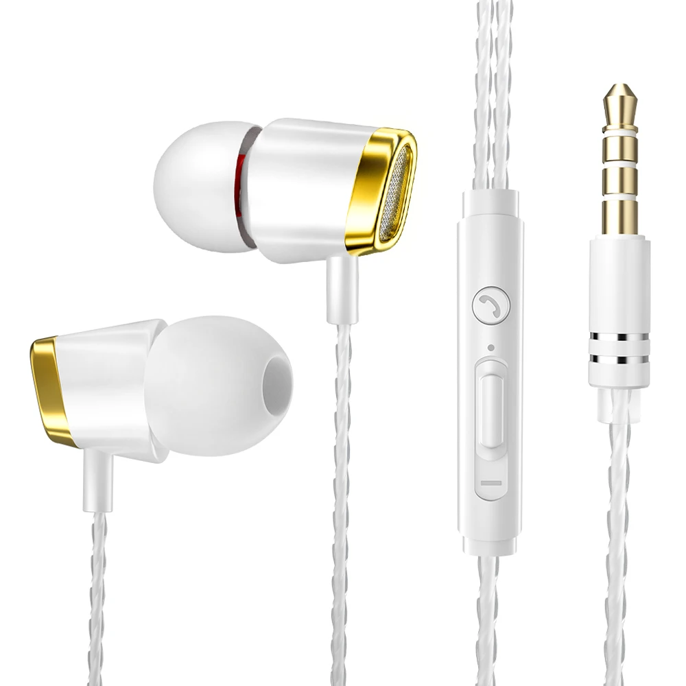 100 шт. Универсальные наушники вкладыши с драйвером тяжелые басы для Xiaomi/Huawei OPPO