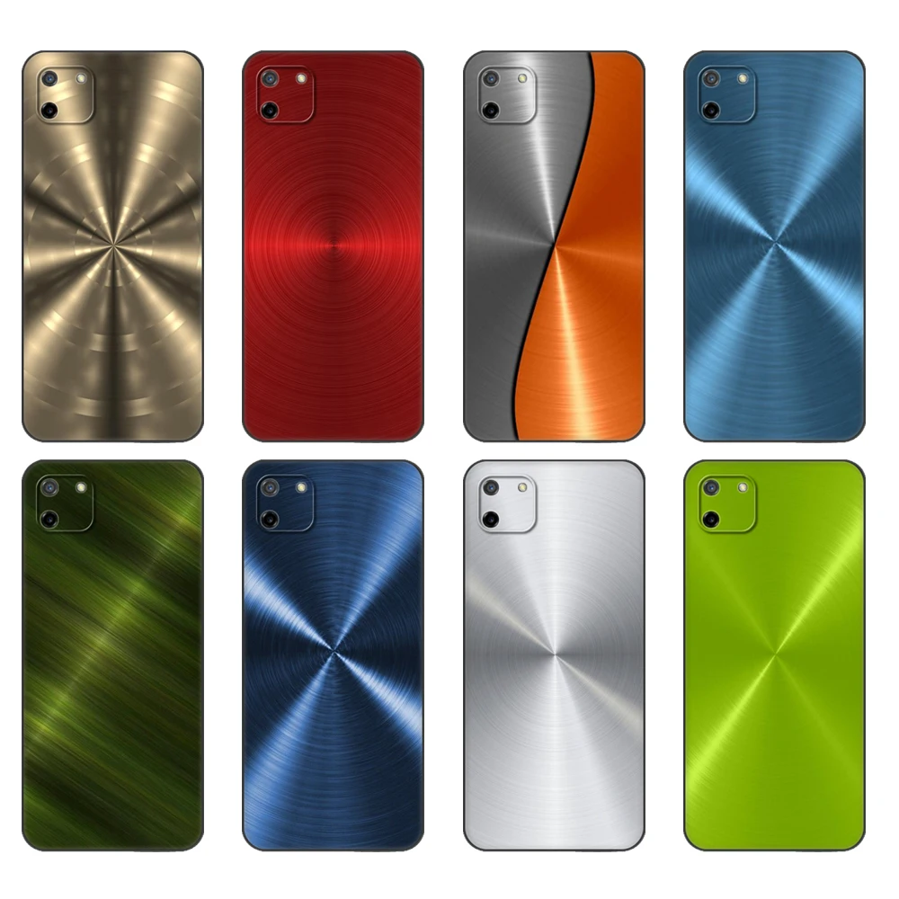 Черный чехол ТПУ Тонкий Высококачественный защитный для OPPO Realme C11 C 11 RealmeC11 задняя