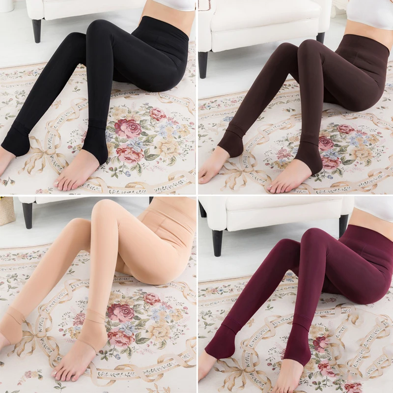 

Women Tights Winter Pantyhose Plus Cashmere Elastic Sexy Tights Warm Thick Pantyhose for Ladies Girls Footed Tights Stockings