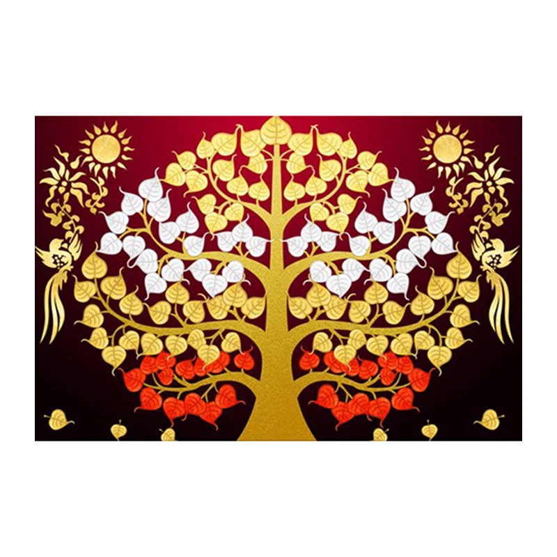 

Алмазная вышивка, буддизм, растение, 5D, алмазная живопись, вышивка крестиком, 3D, Алмазная мозаика, украшение, Рождество