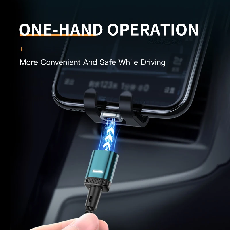 Фото Магнитный USB-кабель KUULAA 3A, зарядное устройство Micro Type c для Iphone 11 Pro, зарядный кабель, шнур, аксессуары для мобильный телефон №2