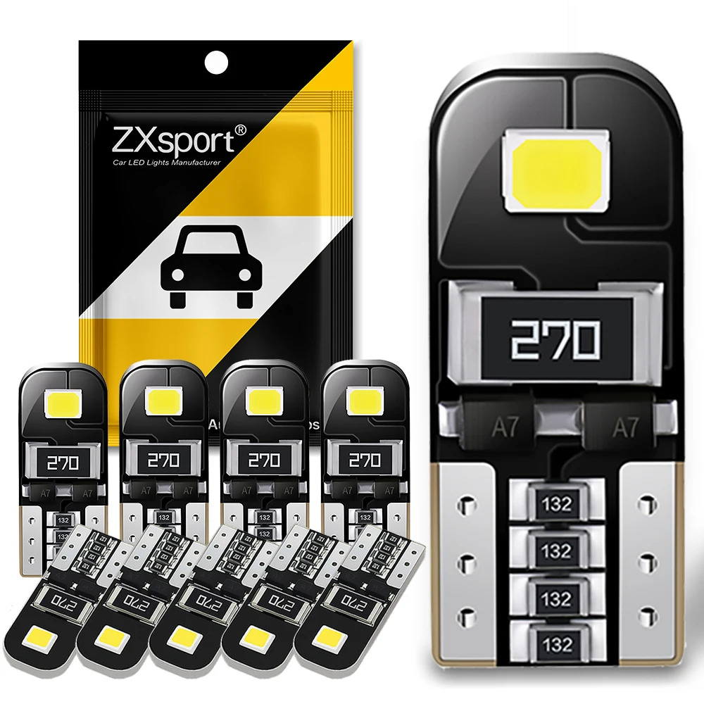 Светодиодные лампы для салосветильник автомобиля 10x T10 Canbus W5W Skoda Octavia 2 A7 A5