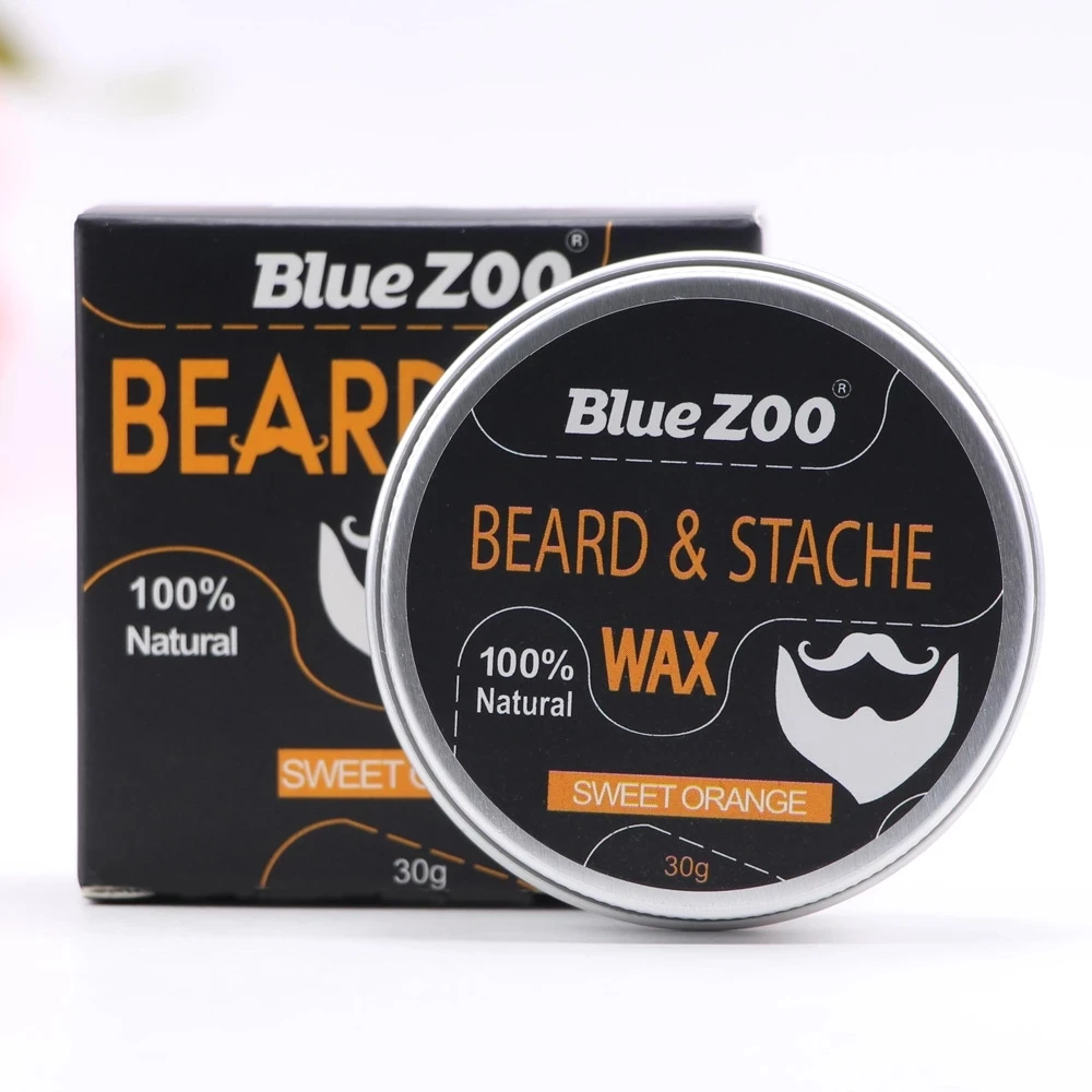 

Натуральный воск для бороды Bluezoo, 4 вкуса, оставляющий кондиционер для выращивания бороды, восковой Бальзам для бороды, продукты для выпаден...