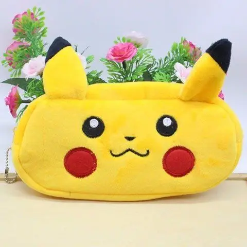 

Pokemon Pikachu Pencil Case for Girls Boys Plush Pencil Box School Cute Large Capacity Pencilcase Stationery School Supplies
