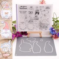 clear stamp and metal cutting dies for scrapbooking clear stamps and die sets diy card making crafts stencil dies t1346
