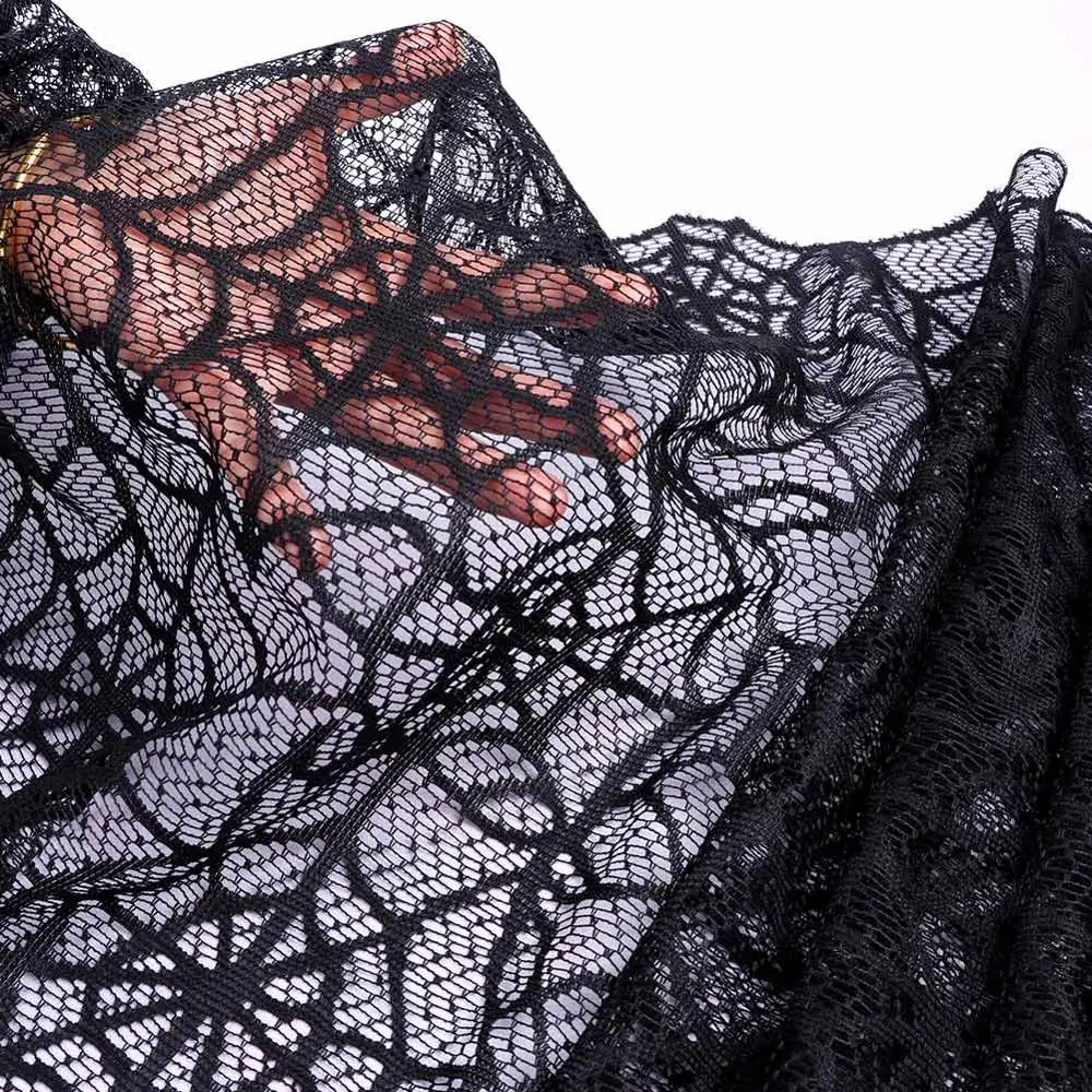 Скатерть кружевная Полиэстеровая для украшения стола на Хэллоуин 20 Х80