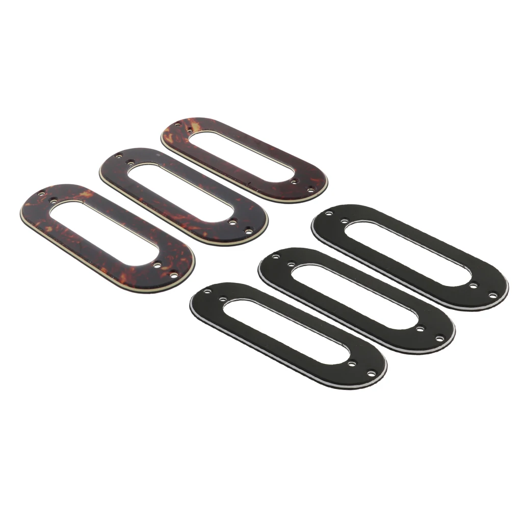 

3PCS Plastic SSS Pickup Mounting Ring Frame for Guitar