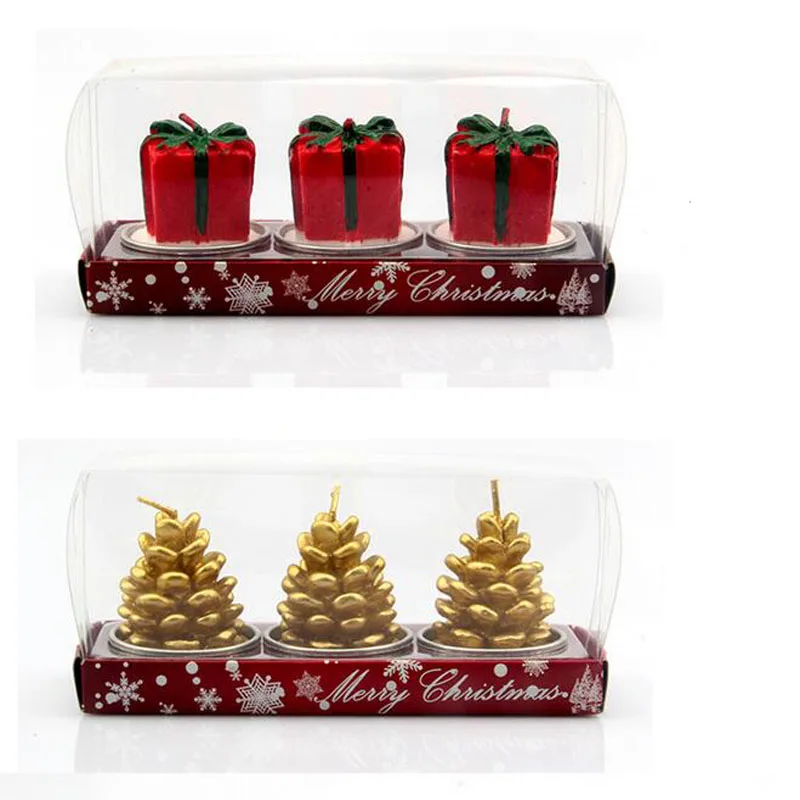 Рождественские свечи снеговик Санта-Клаус аксессуары для вечерние домашние