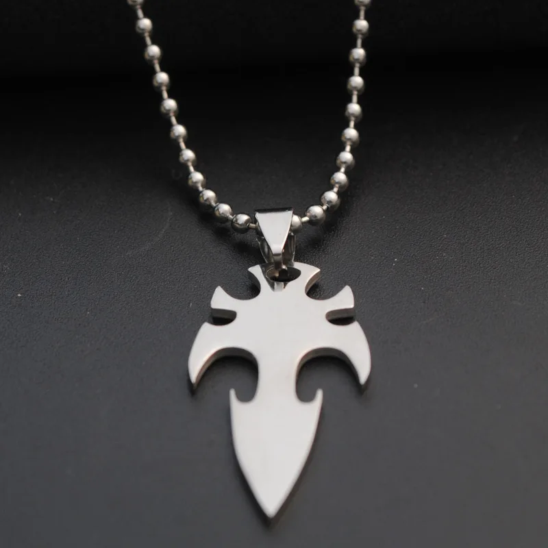 5 стрела из нержавеющей стали Дротика ax подвеска ожерелье оружие морской Бог