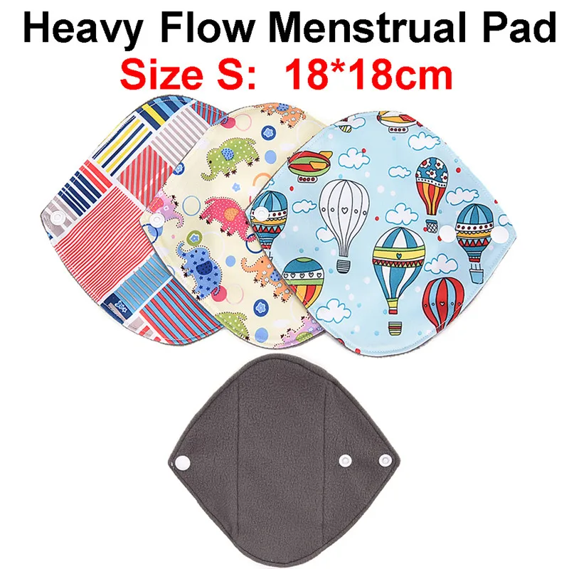 Стирающаяся подкладка для менструаций с принтом Catoon гигиенические прокладки