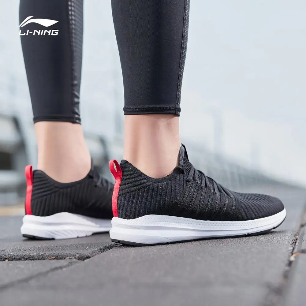 Li-Ning/мужские кроссовки для бега с подушечкой из реактора, дышащие, с монолитной подкладкой, светильник для фитнеса, спортивная обувь, кроссовки ARHP041 SAMJ19