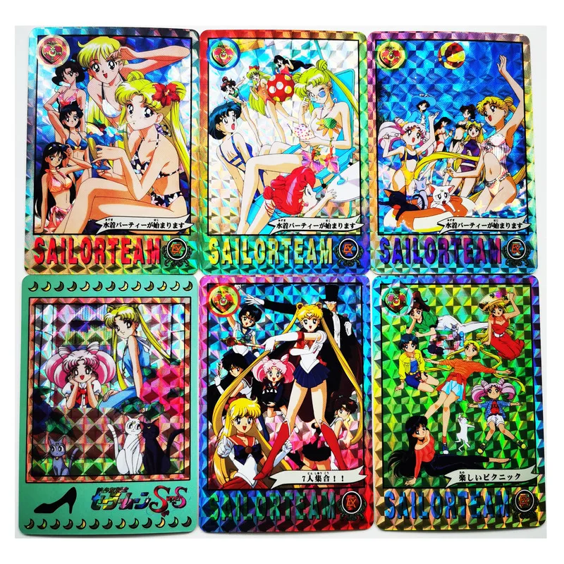 

10pcs/set Sailor Moon Sexy Beauty Toys Hobbies Hobby Collectibles Game Collection Anime Cards Sexy Girl