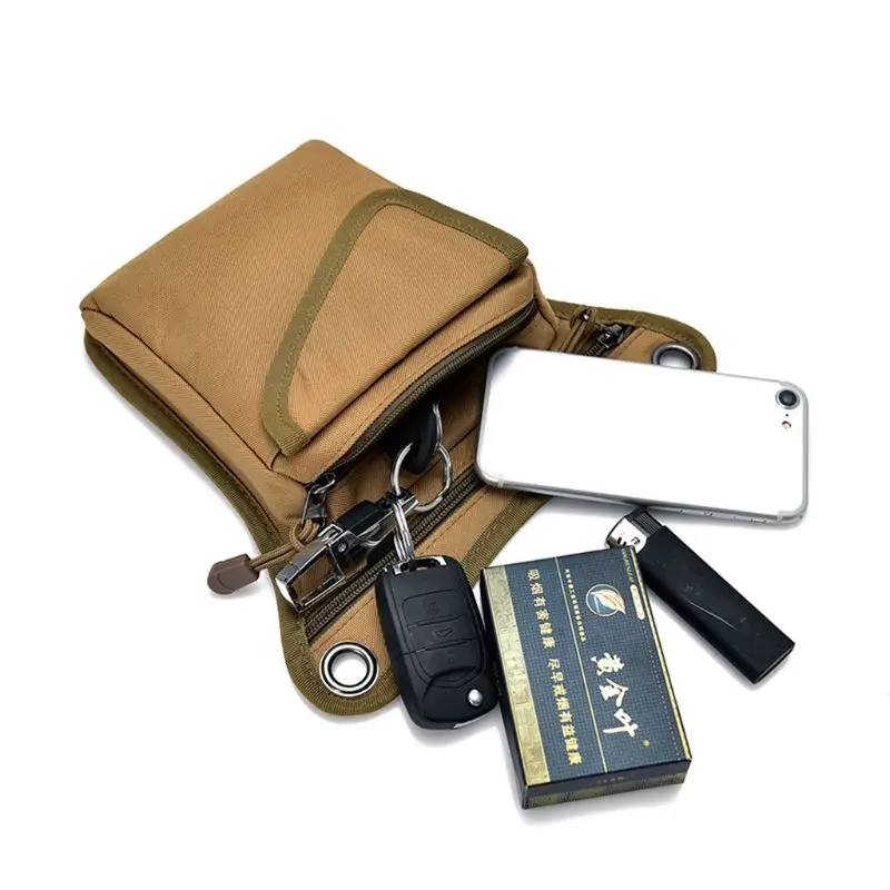 Motorcycle Drop Leg Bag Nylon Waist Thigh Fanny Pack Belt Bum Pouch Q1FA | Багаж и сумки