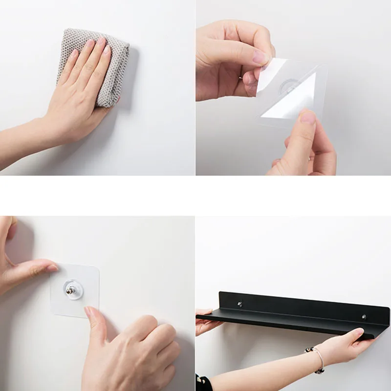 

Metal Shelves Wall Mounted, Heavy Duty Iron Decorative Ledge Shelf for Bathroom, Kitchen, Kids Room