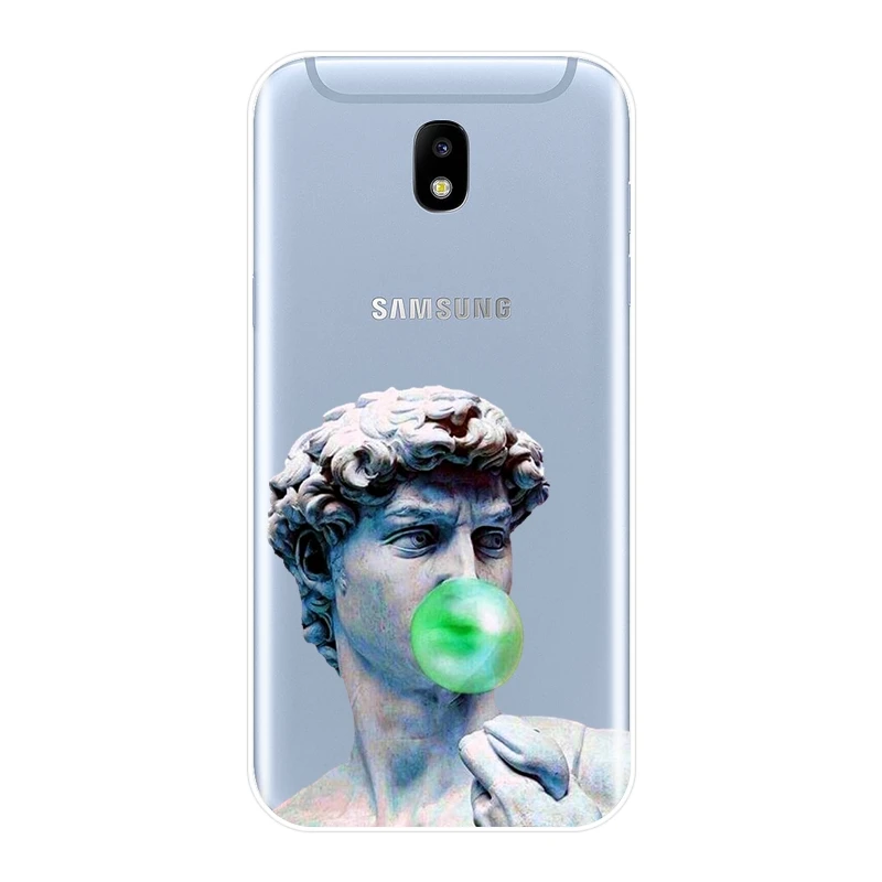 No.6 ТПУ чехол для телефона для samsung Galaxy J3 J5 J7 J2 J5 J7 премьер-арт Мягкая силиконовая накладка на заднюю панель для samsung J4 J6 J8 плюс - Цвет: No.6