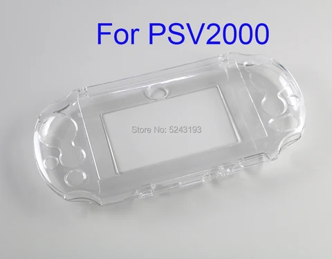 1 шт., прозрачный жесткий чехол, прозрачный защитный чехол для Sony psv2000 Psvita PS Vita PSV 2000, кристаллический корпус консоли