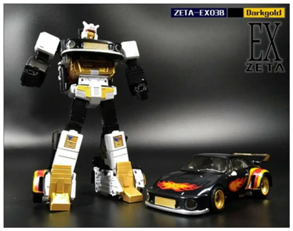 Новая игрушка трансформер Zeta EX 03B Darkgold G1 MP Black JAZZ экшн фигурка в наличии|Игровые