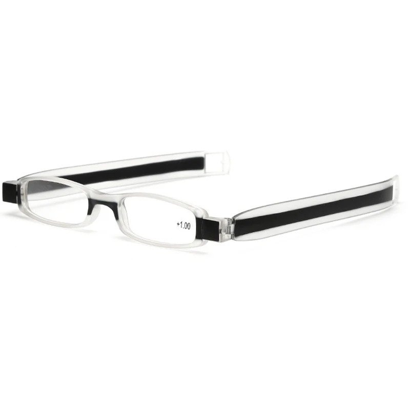 

360 Degree Rotation Folding Reading Glasses Diopter Men Women Foldable Presbyopic Reading Glasses