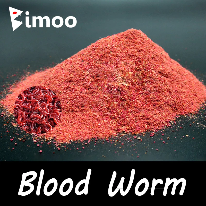 

Bimoo 1 Bag 40g Blood Worm Flavor Additive Carp Fishing Feeder Bait Boillie Making Material