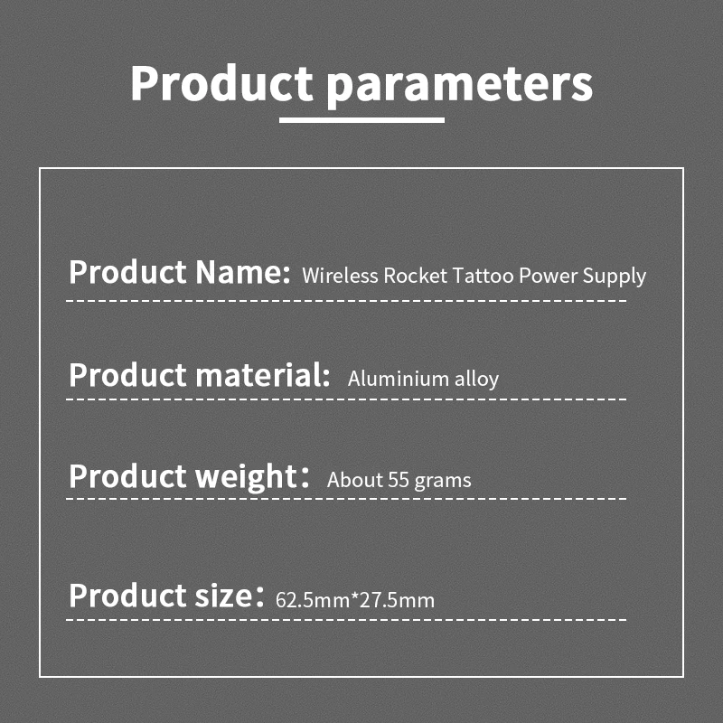Беспроводной Перезаряжаемый блок питания для татуировок, разъем RCA, 1200 мАч, мини-товары для татуировок Rocket, для вращающейся тату-машинки от AliExpress RU&CIS NEW