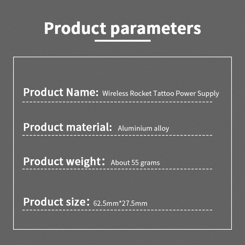 Беспроводной Перезаряжаемый блок питания для татуировок разъем RCA 1200 мАч мини