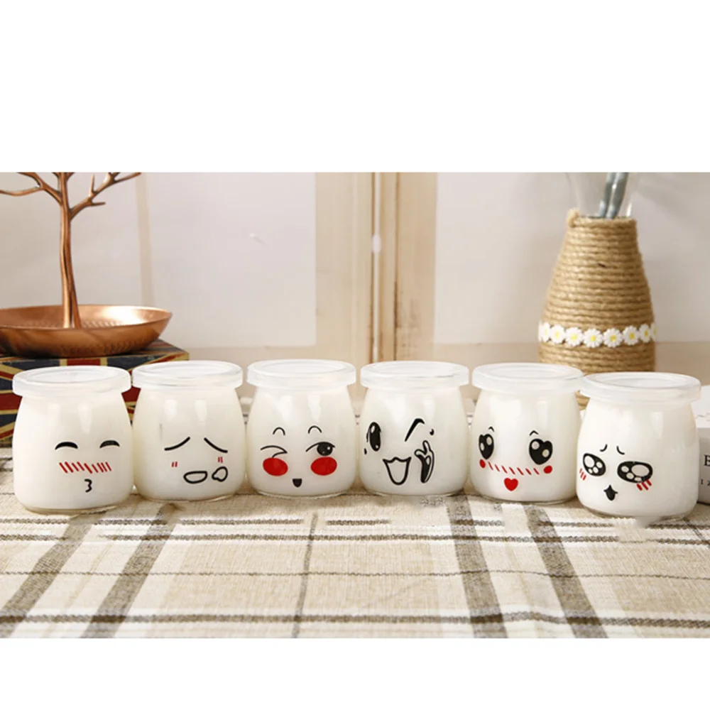 10 шт. 150 мл Прекрасный Бутылка для пудинга Стекло термостойкого контейнеры