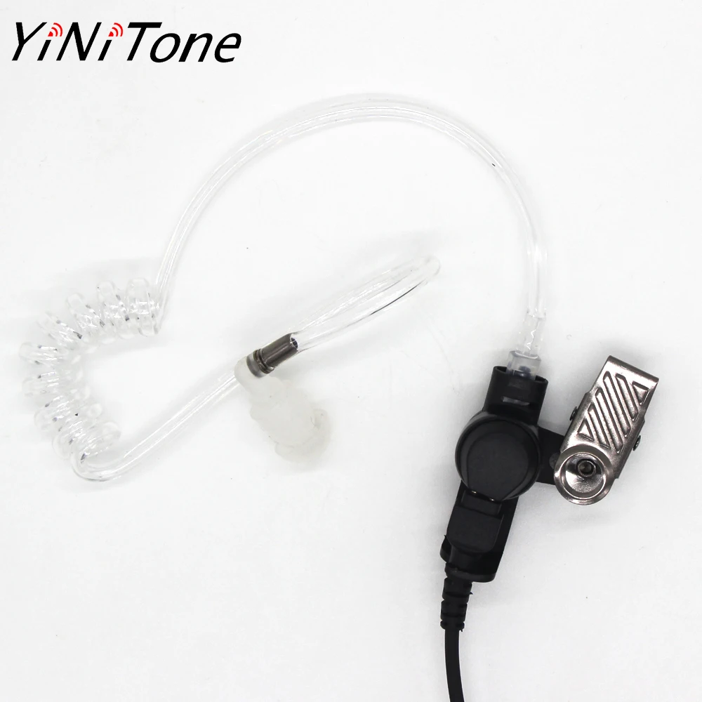 Walkie Talkie Air Acoustic Tube PTT Headset Earpiece For Motorola Xir P6600 P6620 XPR3300 XPR3500 MTP3250 Two Way Radio earpiece