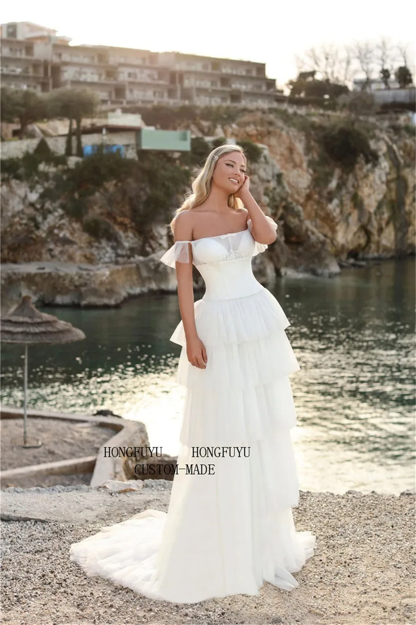 

Boho Sexy Wedding Dress Sleeveless Backless Bridal Beach Tulle Lace Floor Length Bridal Gown платье