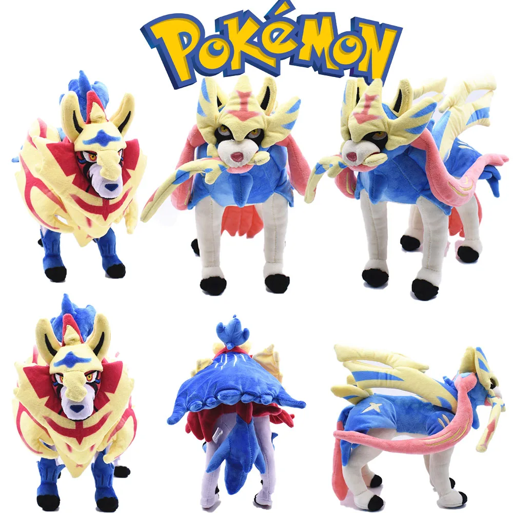 Новый аниме меч и щит Покемон галар область зацианский Zamazenta Плюшевые игрушки