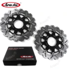 Arashi 1 пара для KAWASAKI Z750R  Z 750 R ABS 2011 2012 CNC передние тормозные диски Z750 R ZX6R ER6F ER6N ZX10R Z750 Z1000