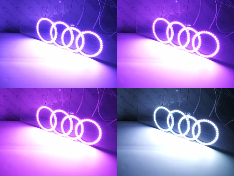 

For Lexus GX470 J120 2003 2004 2005 2006 2007 2008 2009 RF remote Bluetooth APP Multi-Color RGB led angel eyes kit